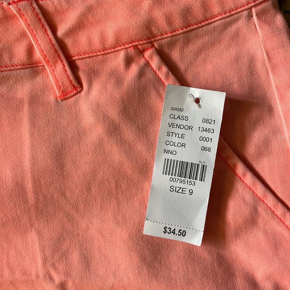 Retro Volcom Short Shorts // Neon Pastel Coral // 9 - Picture 3 of 6